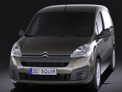 Citroen Berlingo 2015 VRAY 3D model