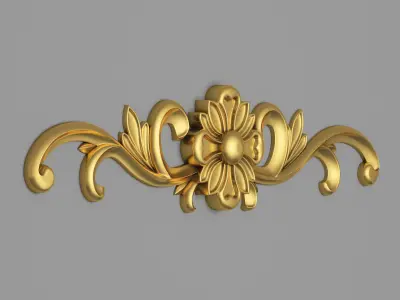 Classic Carved 007 3D model