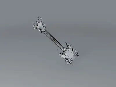 Sands Splinter Xl Guitar Free 3D model