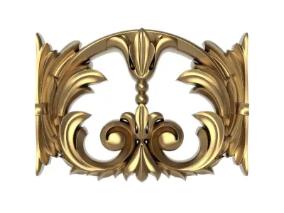  decorative pattern ready for 3D printing 3D model 336