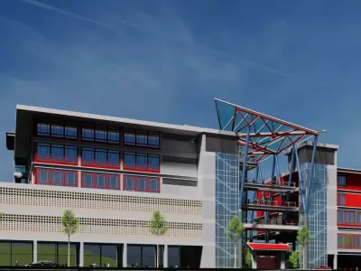 Complex community 3D model