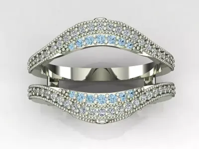 Band Ring 3D print model