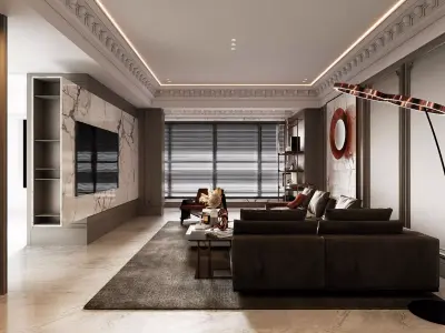 living French room 3D model