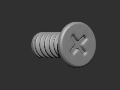 Screw Wall Hook 3D print model