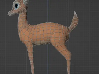 Adult Faline Model 3D model