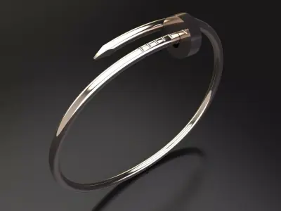 Juste Un Clou BRACELET 3d printing modeL 3D print model
