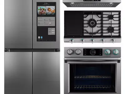 Samsung Appliance Collection 02 Low-poly 3D model