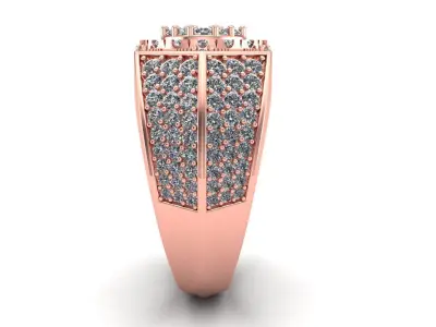 Diamond Ring - 230502 3D print model