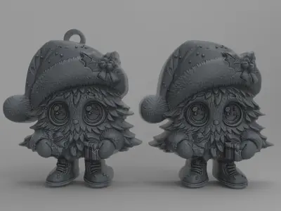 christmas tree decor  3D print model