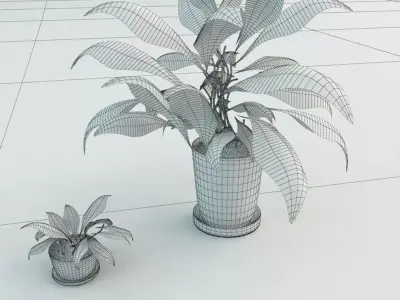 Flower Arrangement 3D Model 3D model