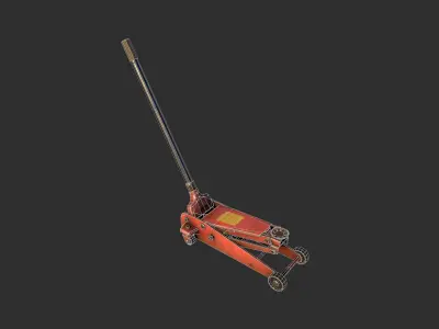 Car Jack Low-poly 3D model
