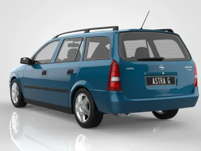 Opel Astra G  Station Wagon 3D model