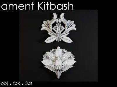 Ornament Kitbash 3d models- vol 01 3D model