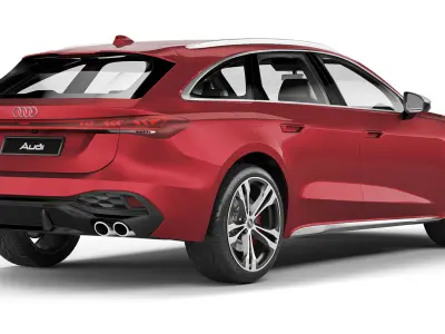 Audi S5 Avant 2025 3D model