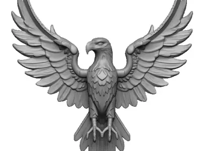 eagle pendant 3D print model purchase