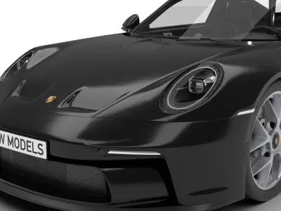 Porsche 911 S-T 2024 3D model