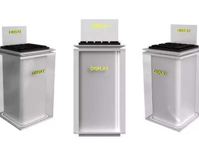 Totem Glass Display 3D model