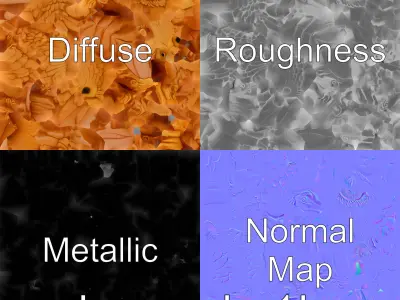 Elegant Owl Carving Decor Model Pack Low-poly 3D model