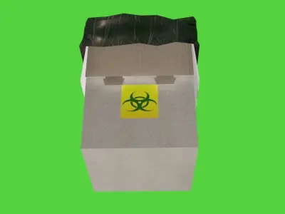 Medical Box Low Poly Low-poly 3D model