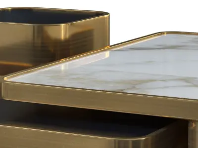 Viola Center Table By Elve Luxury 3D model