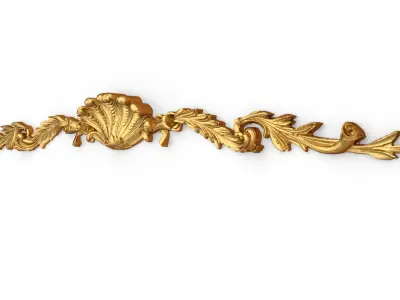 Classic carved decor ornament 388  3D model