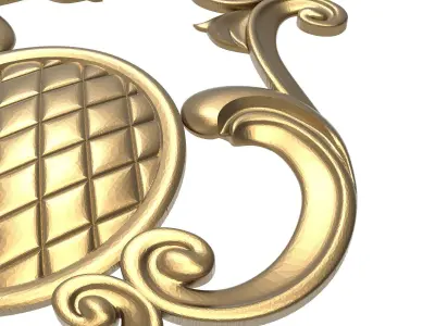  decorative pattern ready for 3D printing 3D model 392