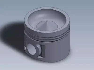 Diesel Piston Bowl 3D print model