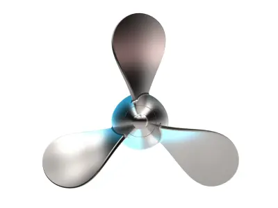 Boat propeller 3D print model