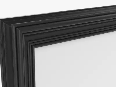 Frame square with picture 02 3D model