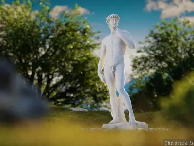 David by Michelangelo 3D model