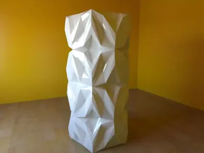 geometric vase Free 3D print model