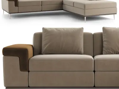 MD Luxury Sofa 001 3D model