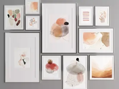 Art Frame 339 Low-poly 3D model