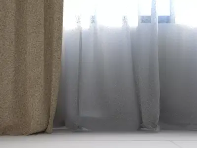 Modern Curtain - House Pack 3D Models 3D model