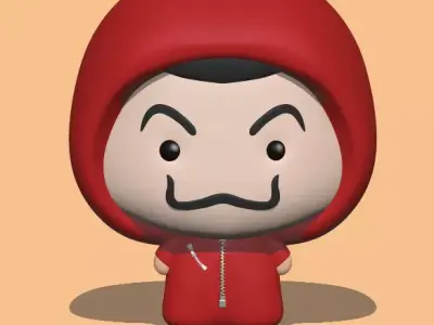 Money Heist Free 3D print model