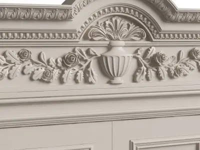 Classic Doors 02 3D model