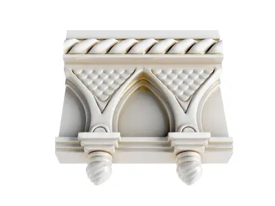 Cornice In Oriental Style 3D model