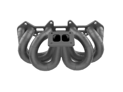 1JZ VVTi Equal Length T4 Turbo Manifold Mockup 3D print model