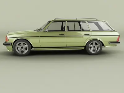 Mercedes-Benz W123 AMG WAgon 3D model