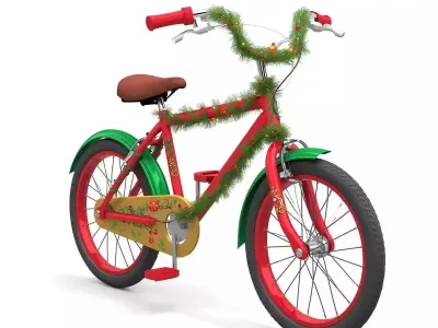 Stylized Christmas Vehicles 3D Model Collection 3D Model Pack