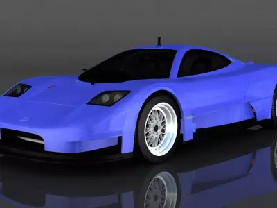 Joss JT1 Low-poly 3D model