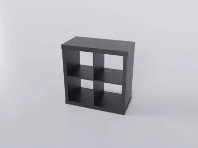 IKEA KALLAX 77x77 cm Low-poly 3D model