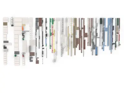 PixelBricks3D - Lego Winter Village Cottage  3D print model