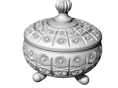 crystal glass bonbonaire 002 3D print model