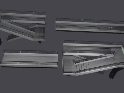 Footbridge - Passarela 3D model
