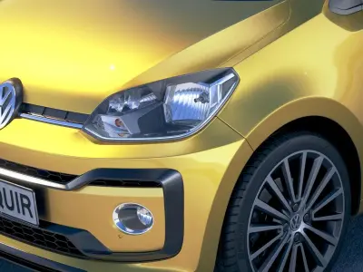 Volkswagen UP 3-door  2018 3D model