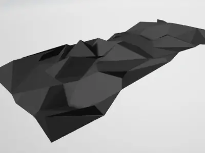 Panel polygonal bag Texture