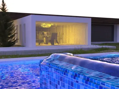 Modern Luxury House  3D model