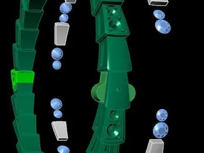 Cartierr bracelet ready print 3d 3D print model