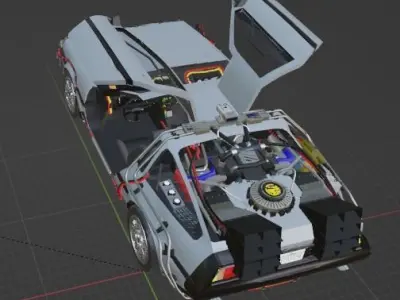 Delorian 12  3D model